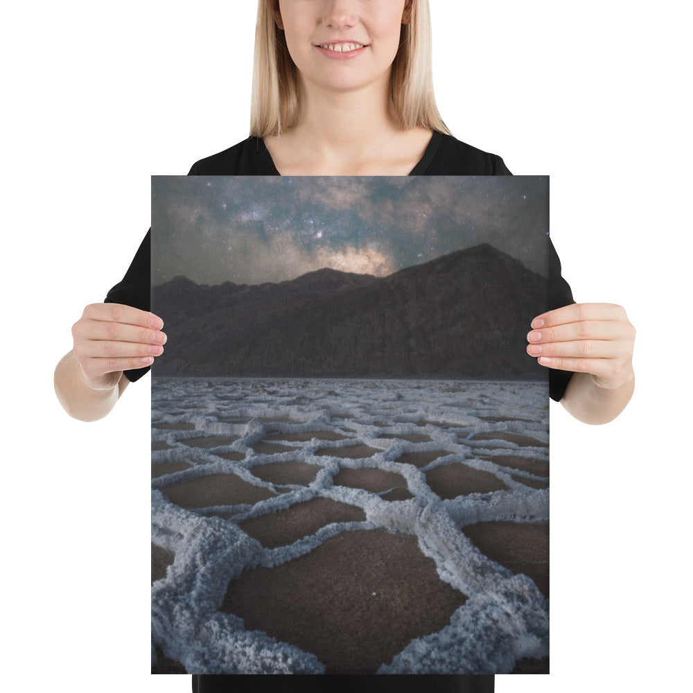 Badwater Basin Nightscape Canvas