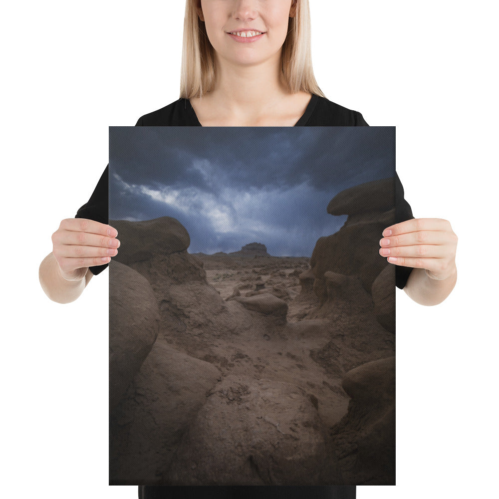 Goblin Valley Storm Canvas