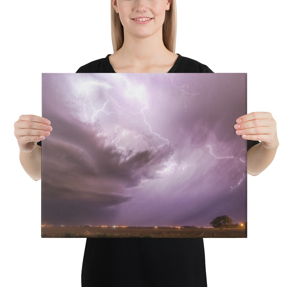 West Texas Lightning Canvas