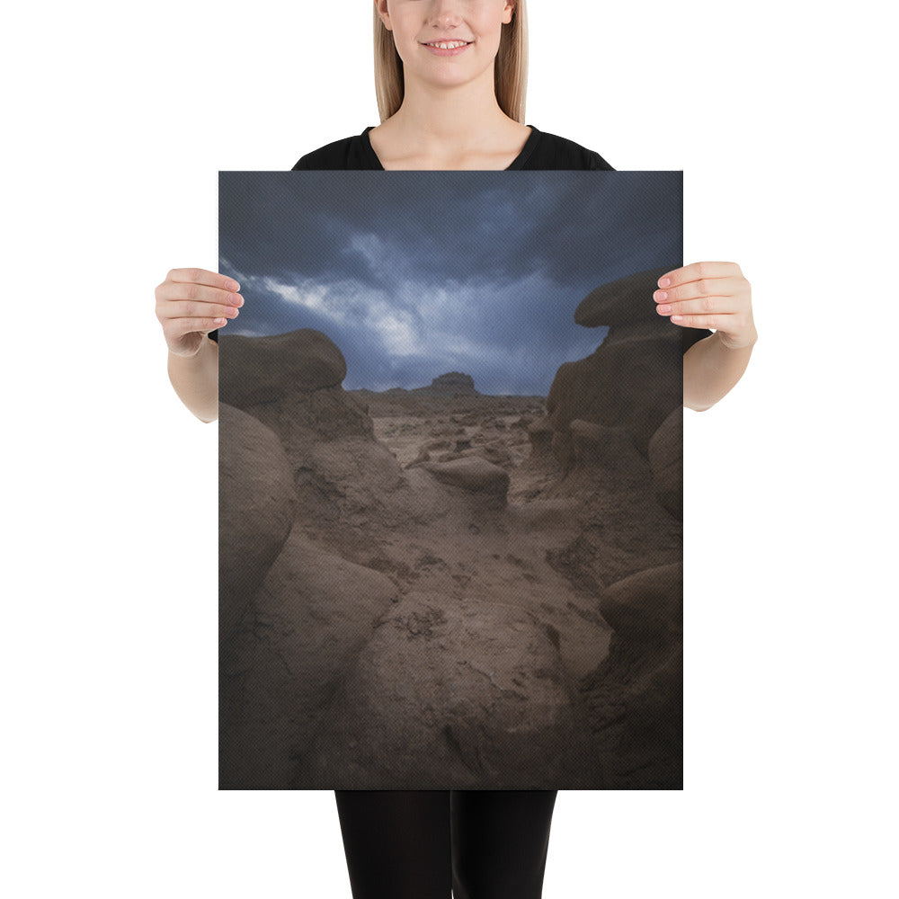 Goblin Valley Storm Canvas