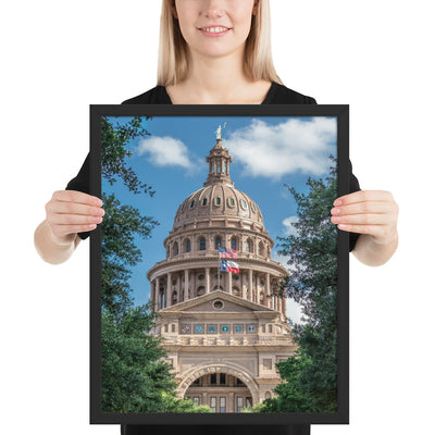 Texas State Capitol Framed Matte