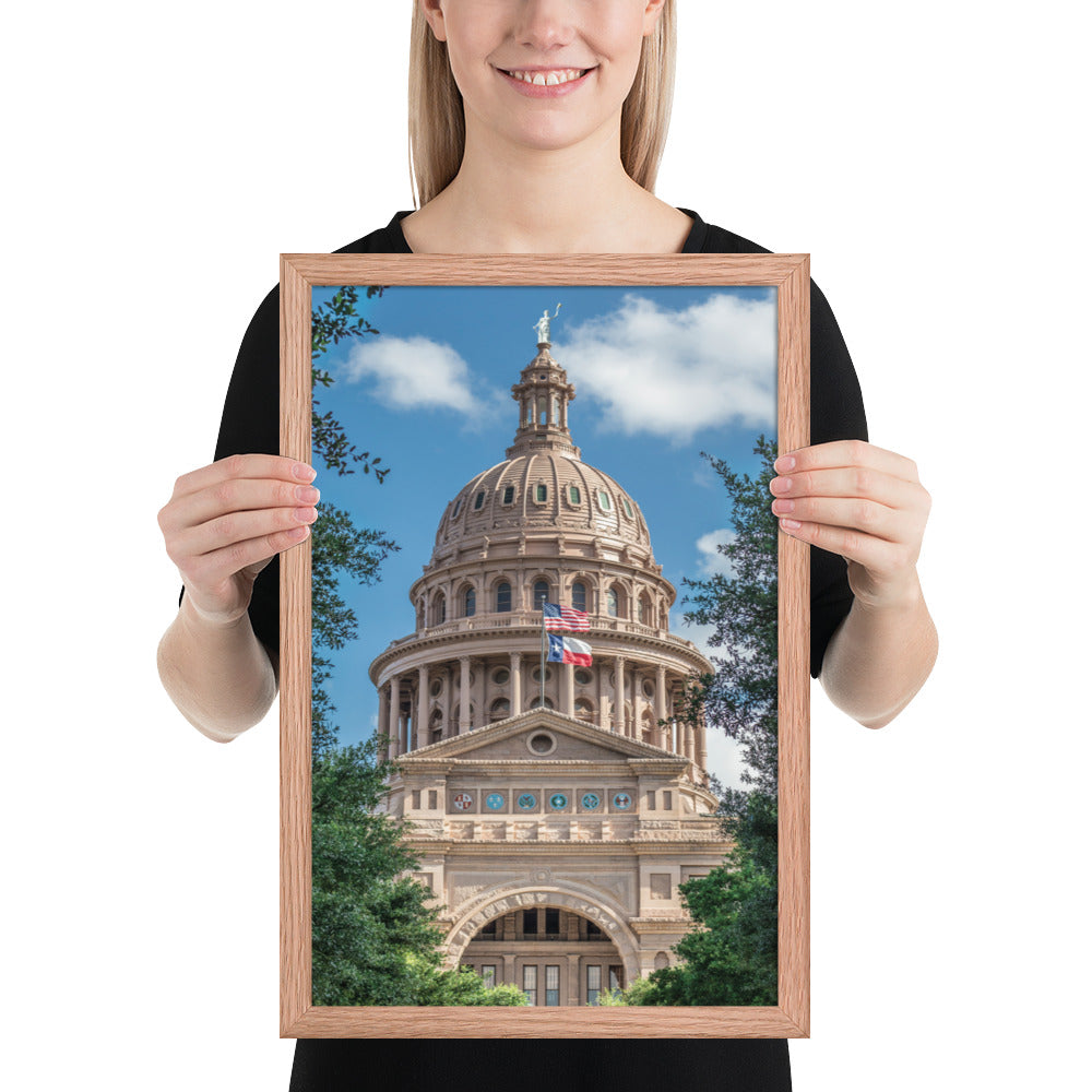 Texas State Capitol Framed Matte