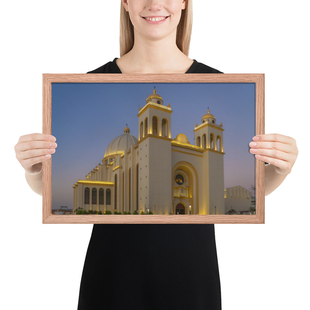 San Salvador Cathedral Framed Matte