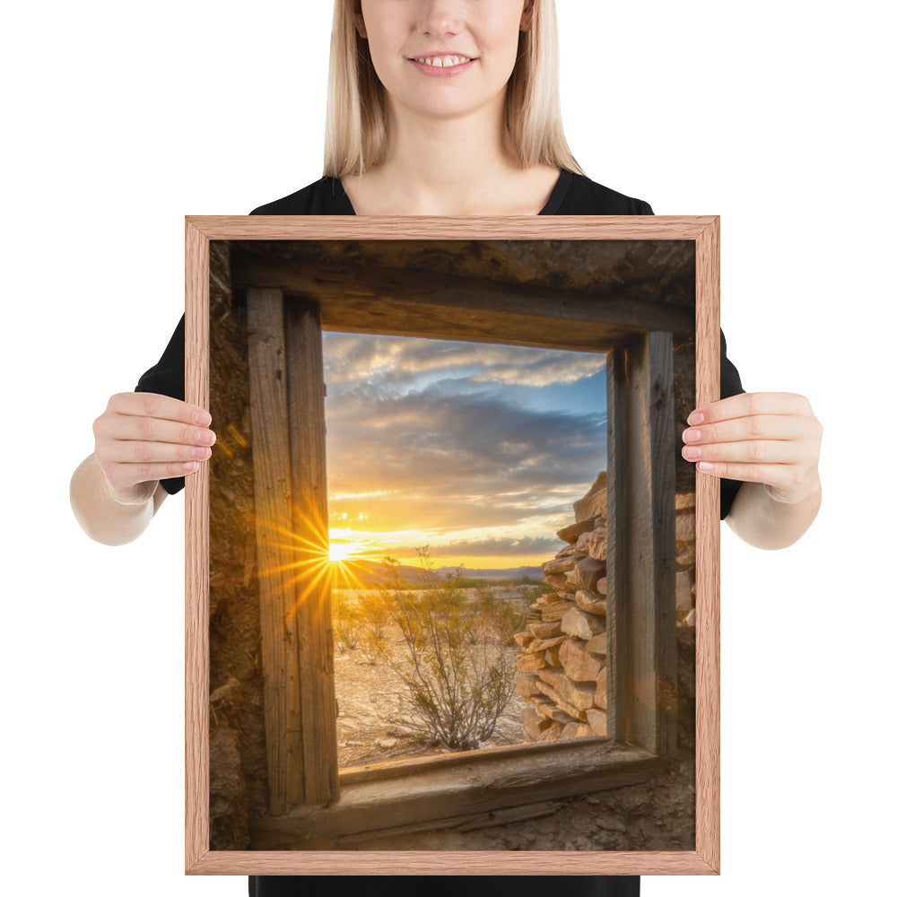 Terlingua Sunrise Framed Matte