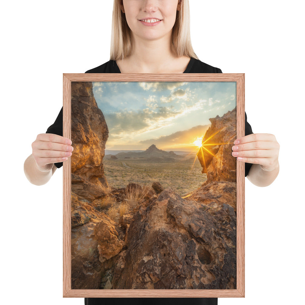 Big Bend Sunset Framed Matte