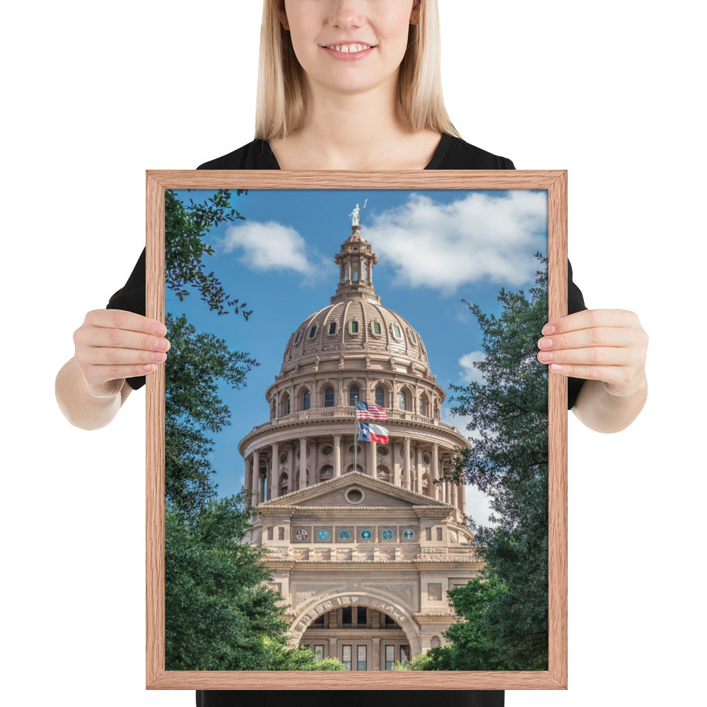 Texas State Capitol Framed Matte