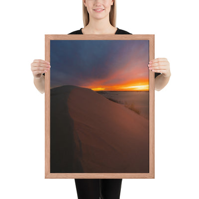 Monahans Sandhills Sunset Framed Matte