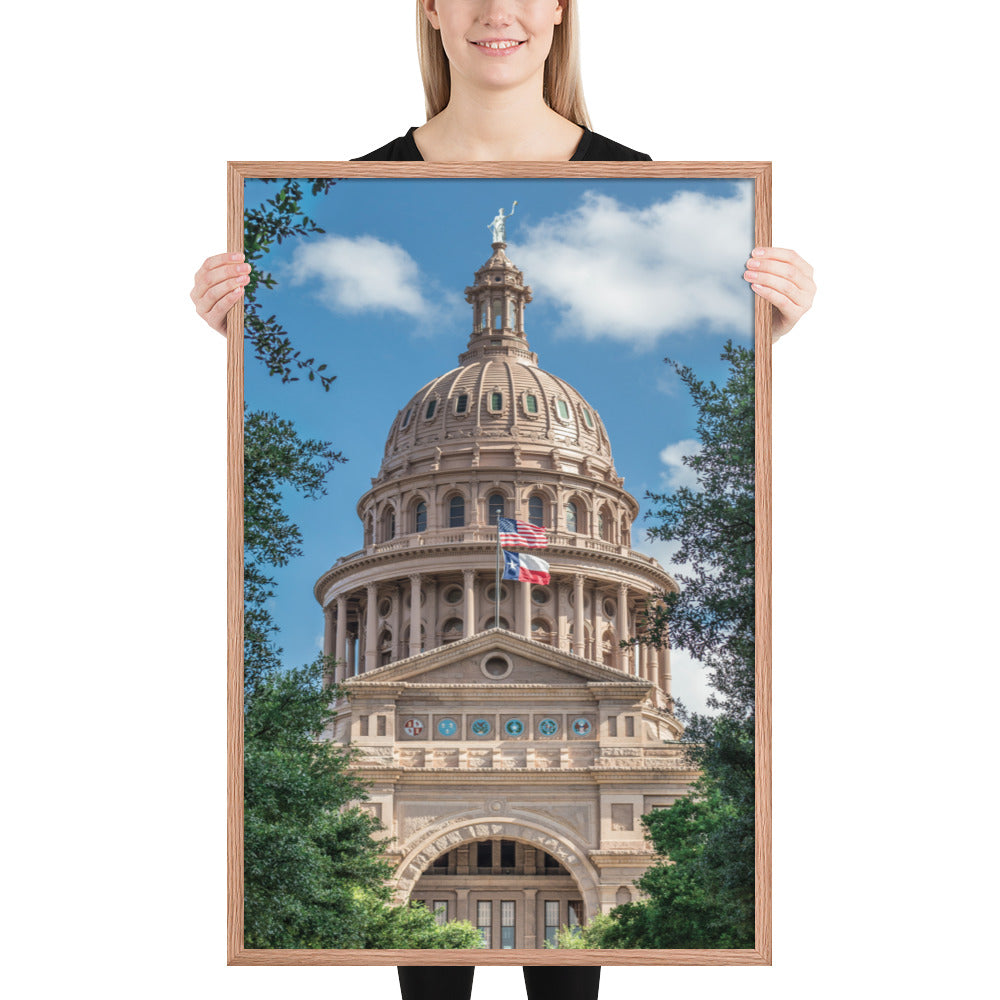 Texas State Capitol Framed Matte