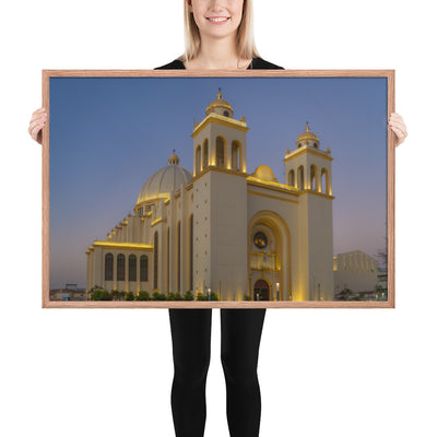 San Salvador Cathedral Framed Matte