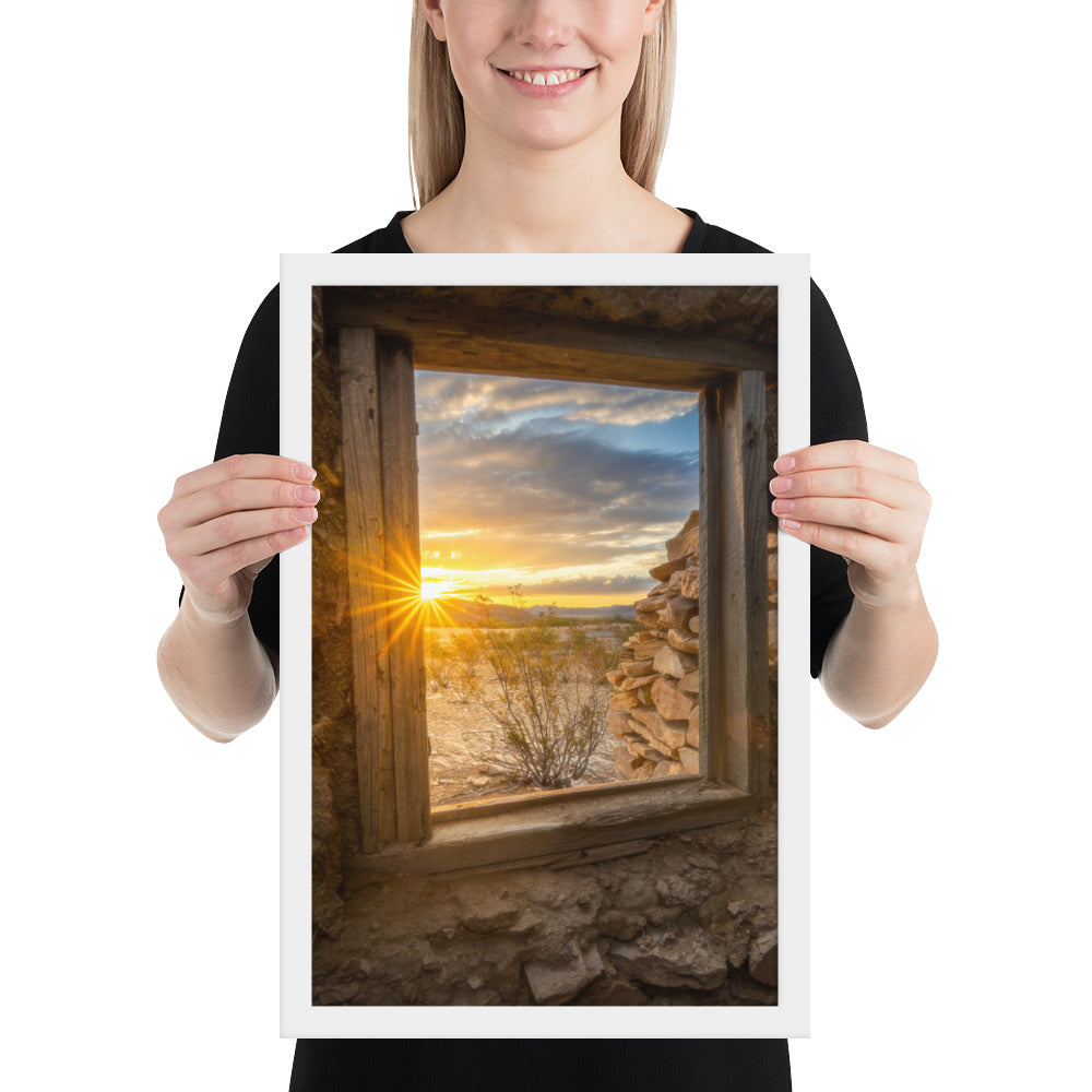 Terlingua Sunrise Framed Matte