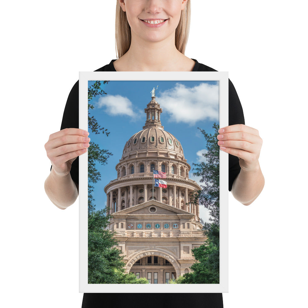 Texas State Capitol Framed Matte