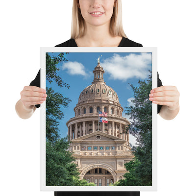 Texas State Capitol Framed Matte