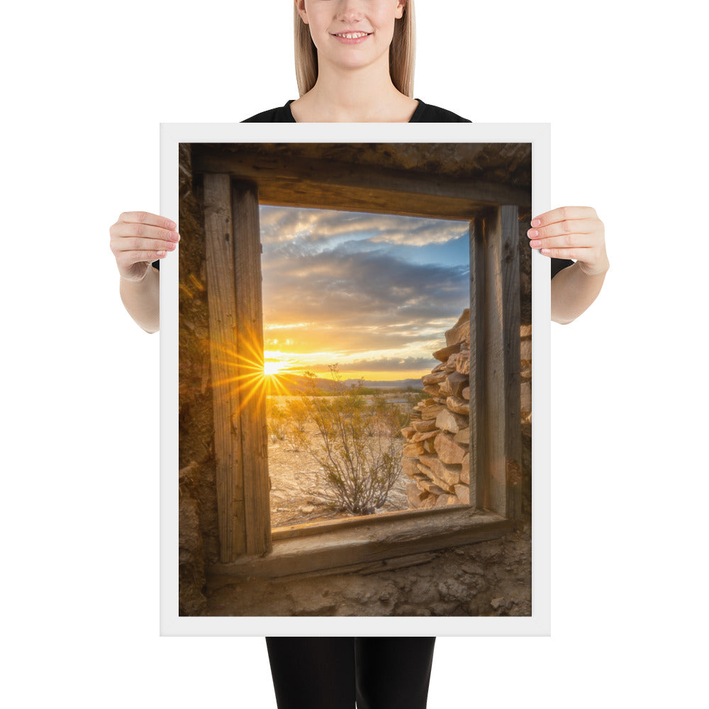 Terlingua Sunrise Framed Matte