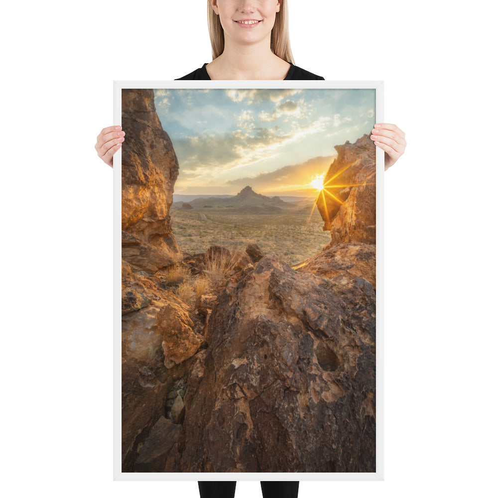 Big Bend Sunset Framed Matte