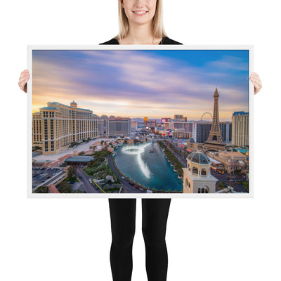 Cosmo Las Vegas Sunset Framed Matte