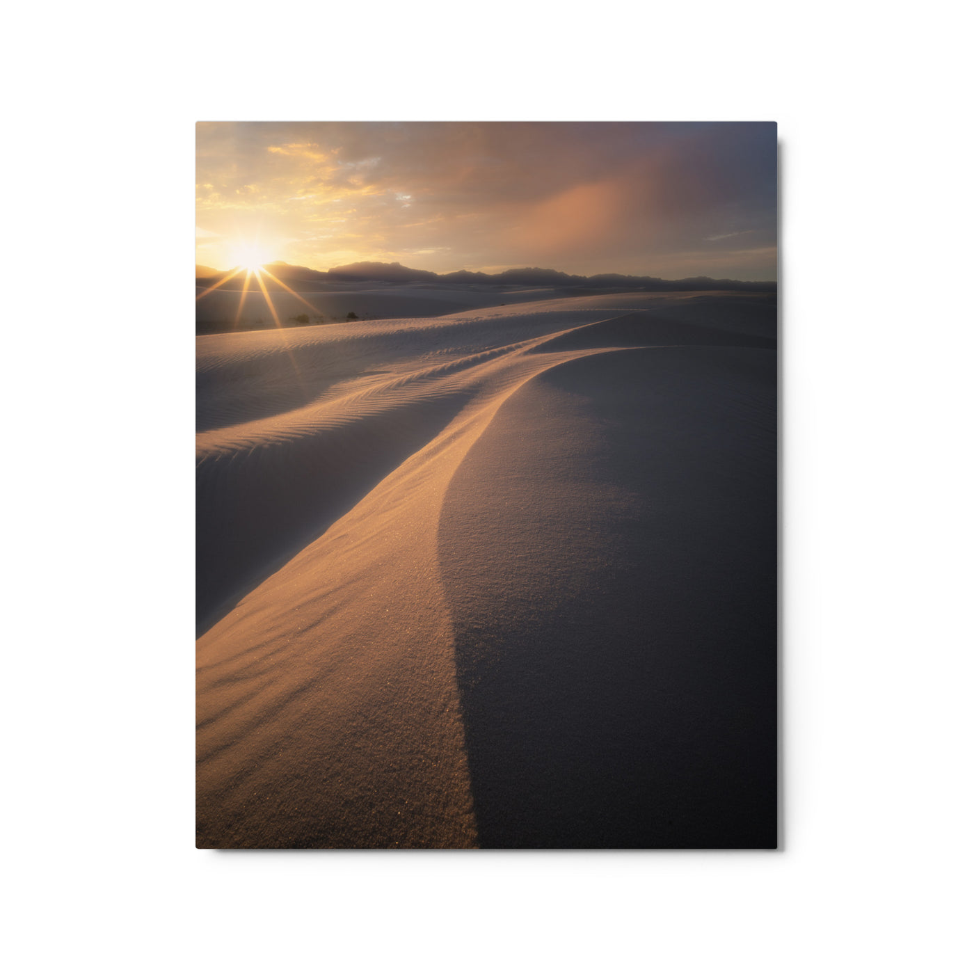 White Sands Sunset Metal