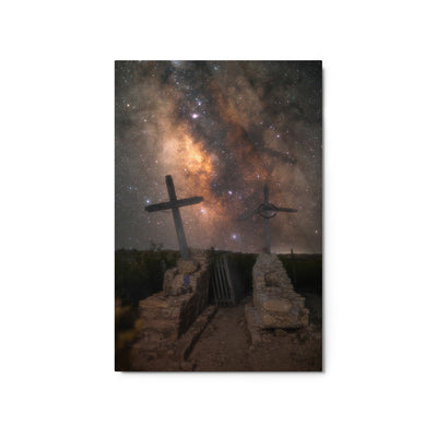 Terlingua Cemetery Milky Way Metal