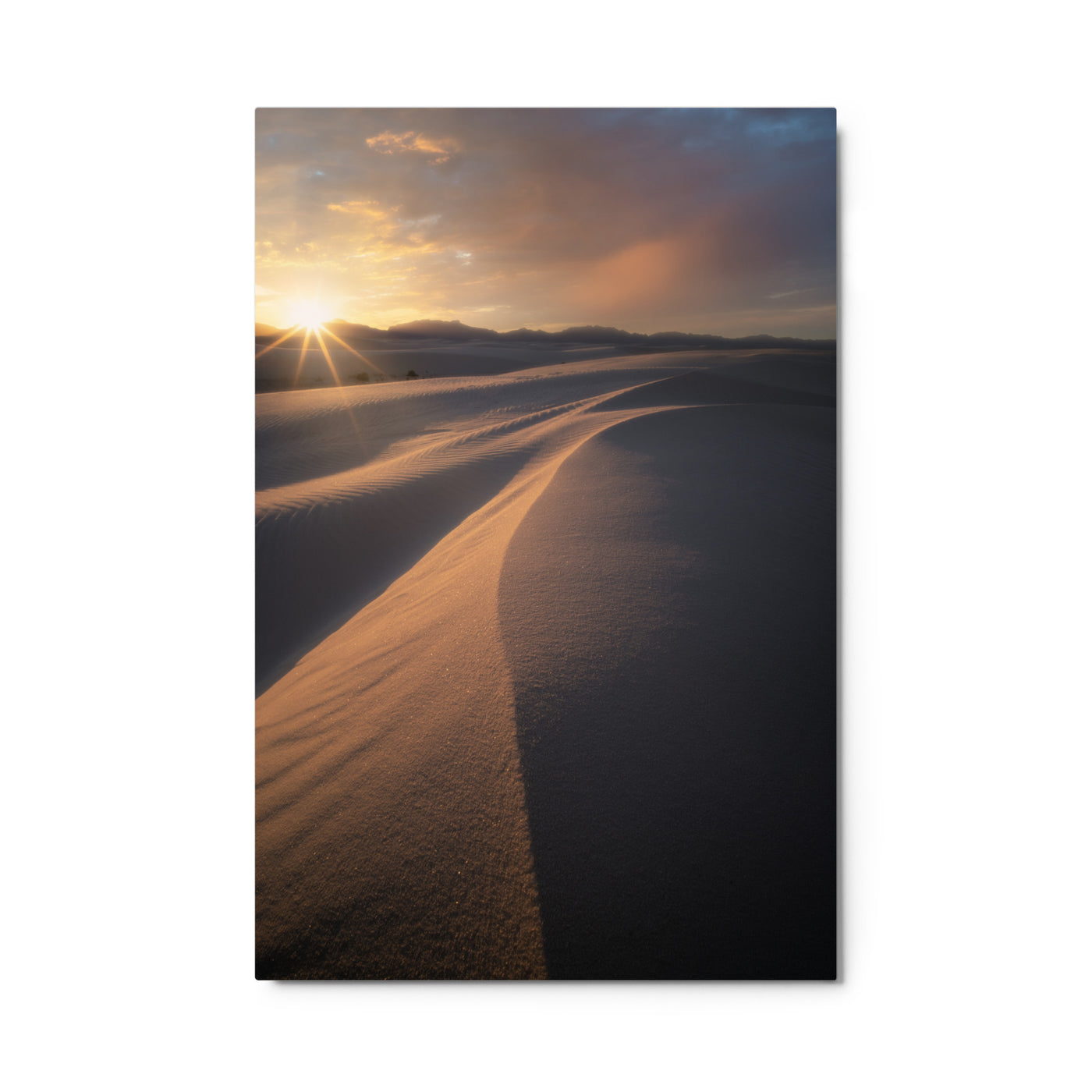 White Sands Sunset Metal