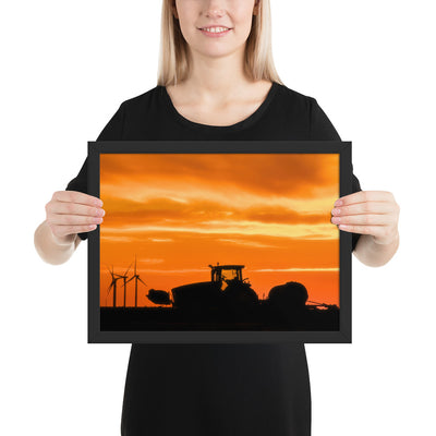 West Texas Tractor Framed Luster