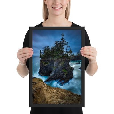 Oregon Coast Framed Luster