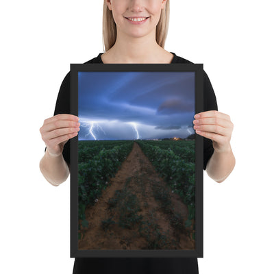 Cottonfield Lighting Storm Framed Luster