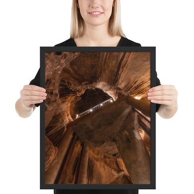 Cave Without a Name Framed Luster