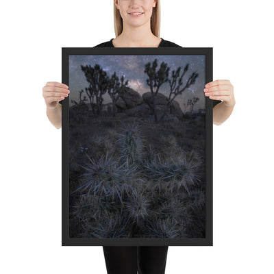 Joshua Tree Night Framed Luster