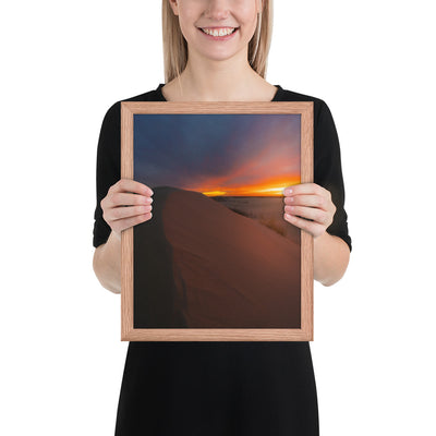 Monahans Sandhills Sunset Framed Luster