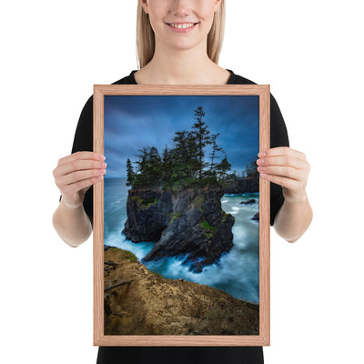 Oregon Coast Framed Luster