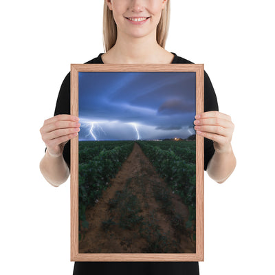 Cottonfield Lighting Storm Framed Luster