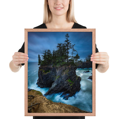 Oregon Coast Framed Luster