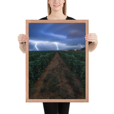 Cottonfield Lighting Storm Framed Luster