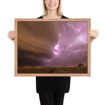 Dust Storm Supercell Framed Luster