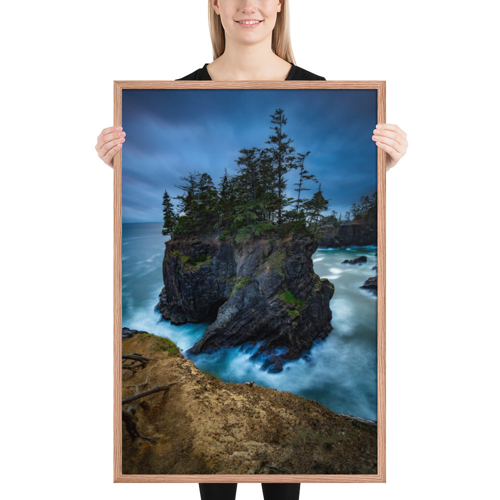 Oregon Coast Framed Luster