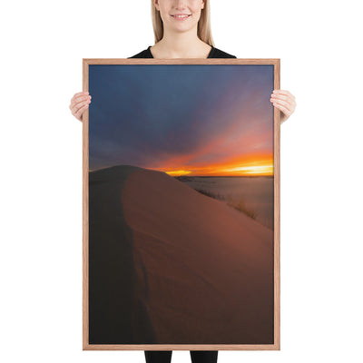 Monahans Sandhills Sunset Framed Luster