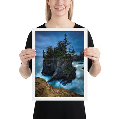 Oregon Coast Framed Luster