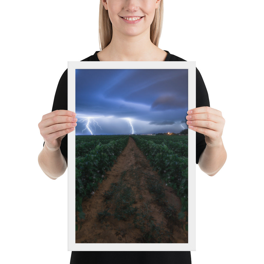 Cottonfield Lighting Storm Framed Luster