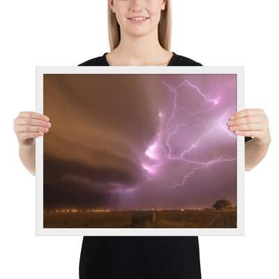 Dust Storm Supercell Framed Luster