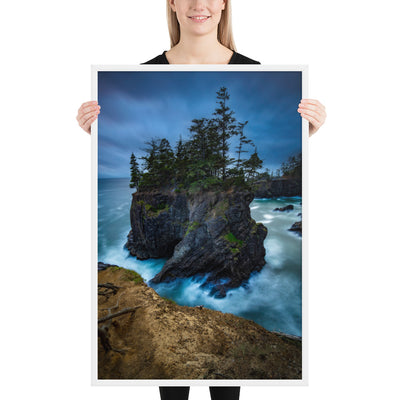 Oregon Coast Framed Luster